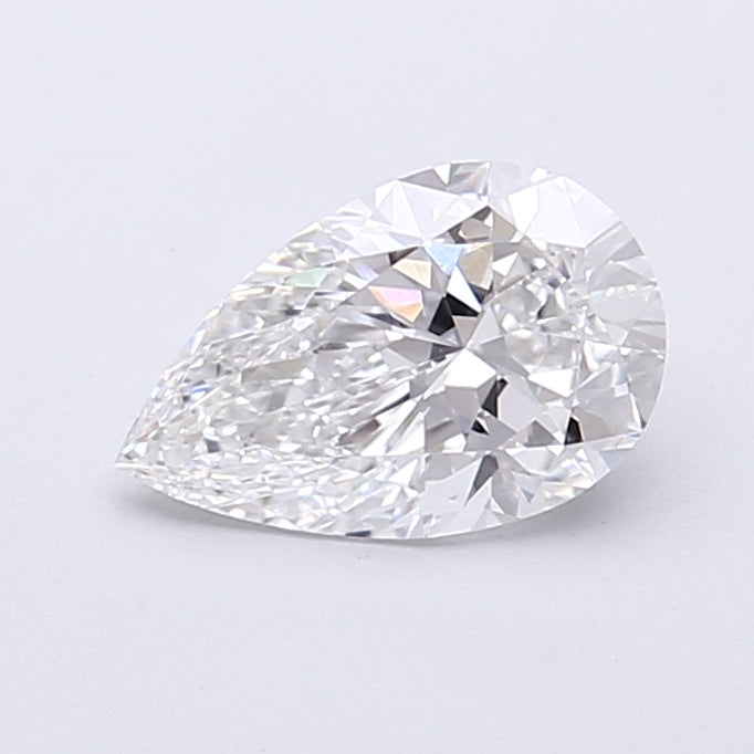 1.08 Carat Pear Shaped, Very Good Cut, E Color, VVS2 Clarity, IGI Certified Lab Grown Diamond