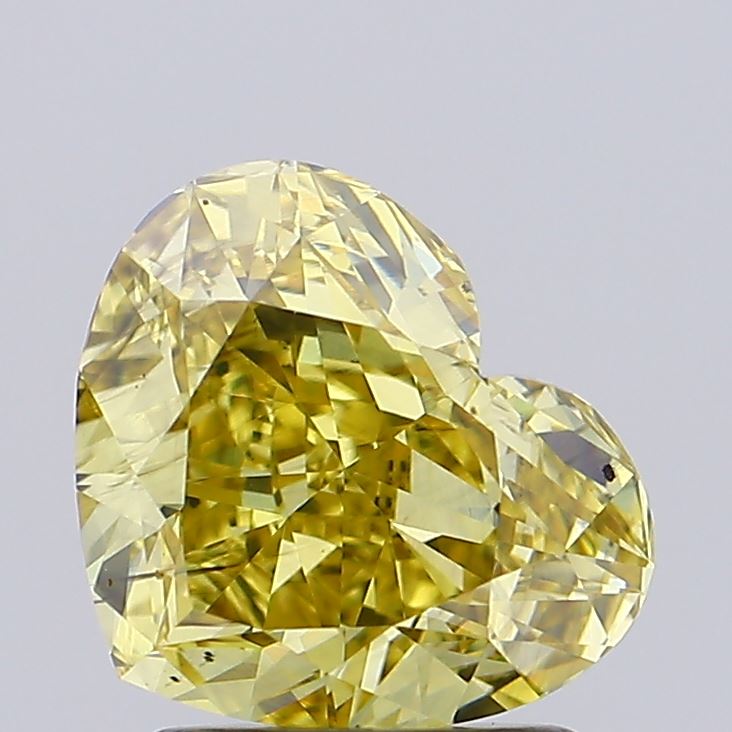 1.78 Carat Heart Shaped, Excellent Cut, SI1 Clarity, IGI Certified Lab Grown Diamond
