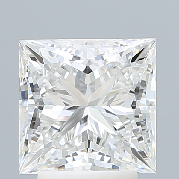 3.26 Carat Princess Shaped, Ideal Cut, E Color, VVS2 Clarity, IGI Certified Lab Grown Diamond