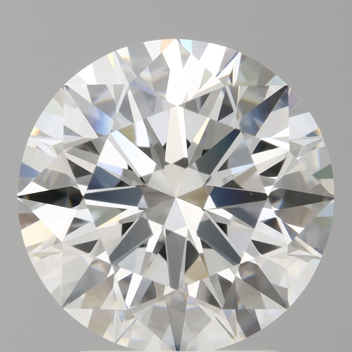 3.04 Carat Round Shaped, Ideal Cut, E Color, VVS2 Clarity, IGI Certified Lab Grown Diamond