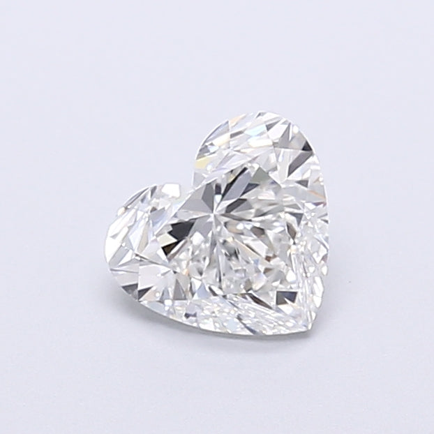 1.23 Carat Heart Shaped, Very Good Cut, E Color, VVS2 Clarity, IGI Certified Lab Grown Diamond