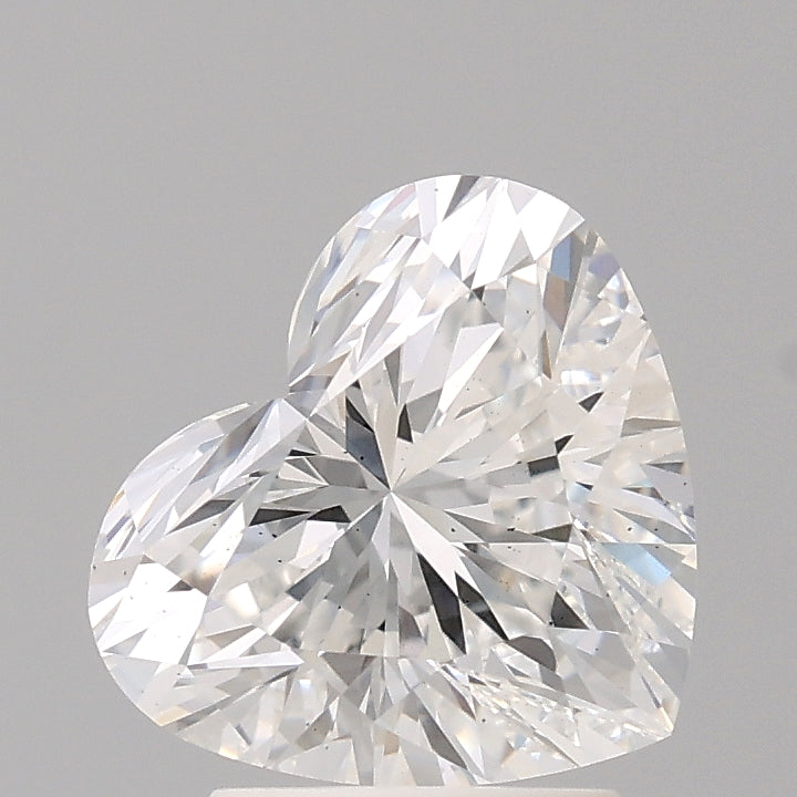 2.52 Carat Heart Shaped, Ideal Cut, E Color, VS2 Clarity, IGI Certified Lab Grown Diamond