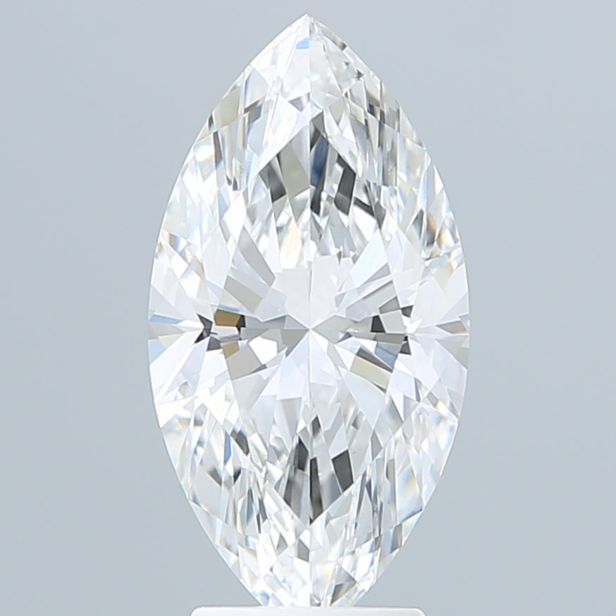3.74 Carat Marquise Shaped, Ideal Cut, E Color, VVS2 Clarity, IGI Certified Lab Grown Diamond