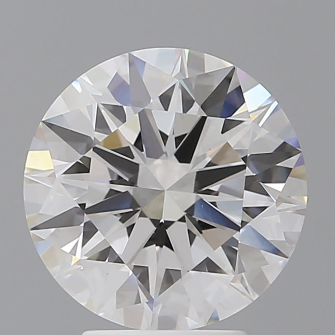 4.05 Carat Round Shaped, Ideal Cut, F Color, VVS2 Clarity, IGI Certified Lab Grown Diamond