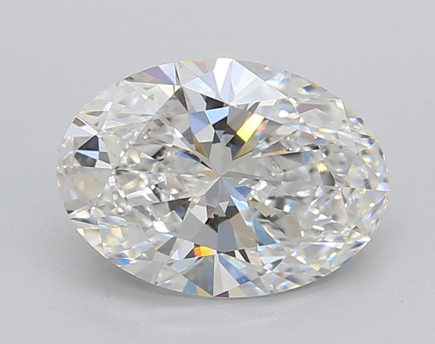 2.02 Carat Oval Shaped, Ideal Cut, E Color, VVS1 Clarity, IGI Certified Lab Grown Diamond