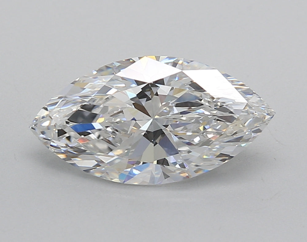 2.02 Carat Marquise Shaped, Excellent Cut, D Color, VVS2 Clarity, IGI Certified Lab Grown Diamond