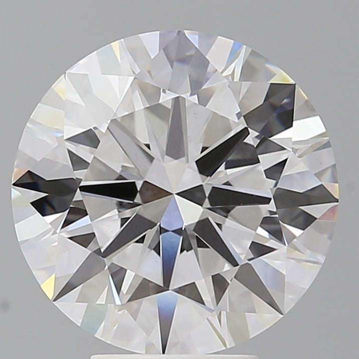 5.58 Carat Round Shaped, Ideal Cut, E Color, VVS2 Clarity, IGI Certified Lab Grown Diamond