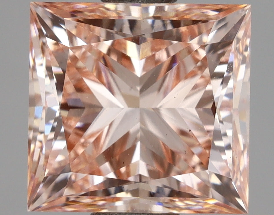2.60 Carat Princess Shaped, Excellent Cut, VS2 Clarity, IGI Certified Lab Grown Diamond