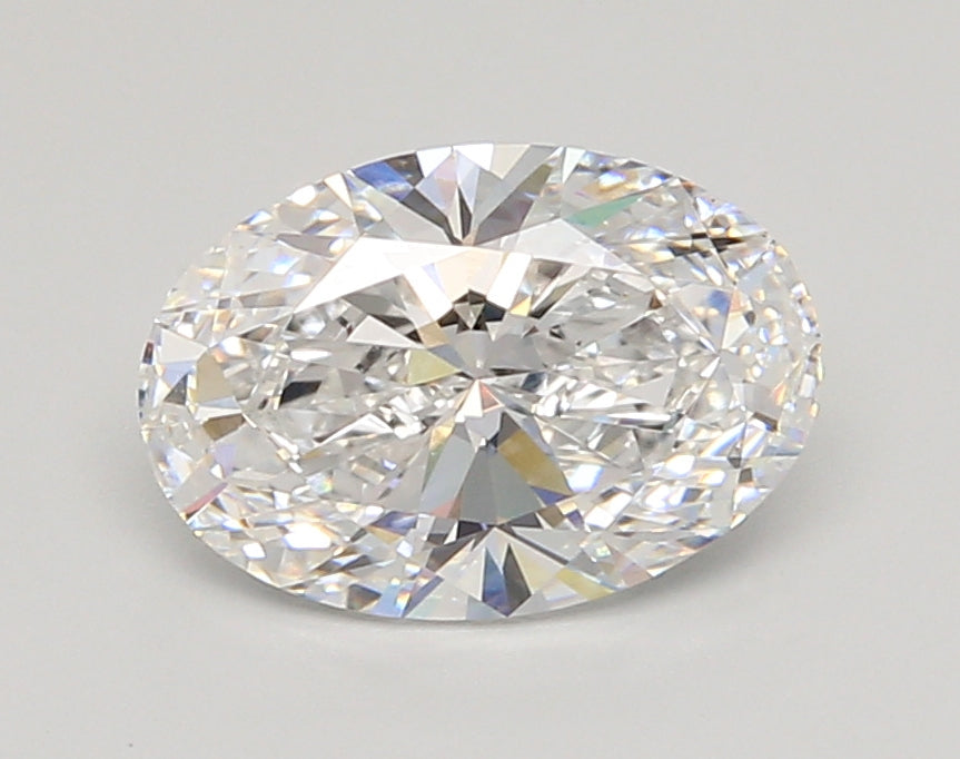 2.05 Carat Oval Shaped, Ideal Cut, D Color, VS1 Clarity, IGI Certified Lab Grown Diamond