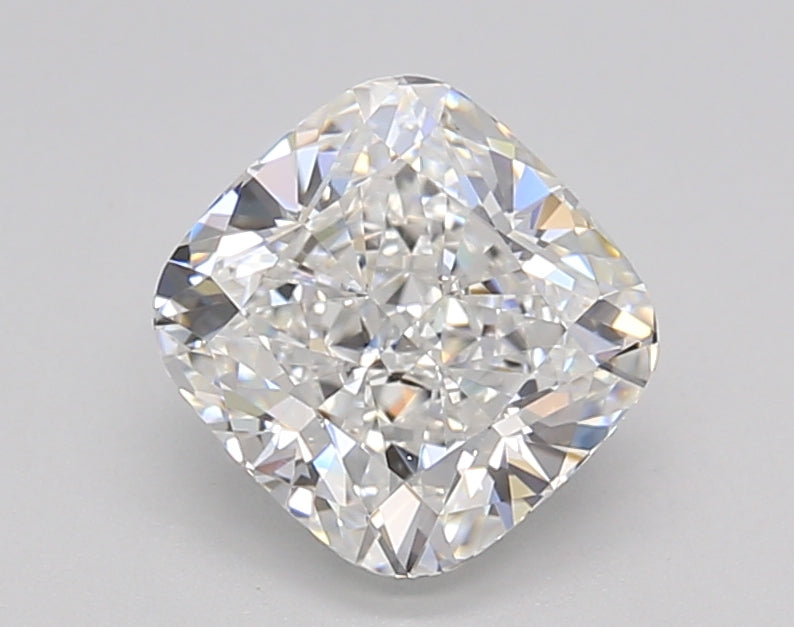 1.54 Carat Cushion Shaped, Ideal Cut, D Color, VVS2 Clarity, IGI Certified Lab Grown Diamond