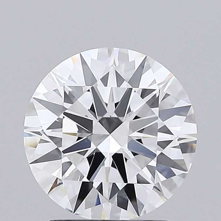 2.10 Carat Round Shaped, Ideal Cut, E Color, VVS2 Clarity, IGI Certified Lab Grown Diamond