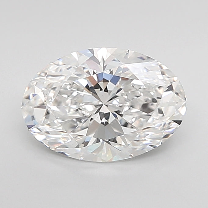 2.02 Carat Oval Shaped, Ideal Cut, E Color, VS1 Clarity, IGI Certified Lab Grown Diamond