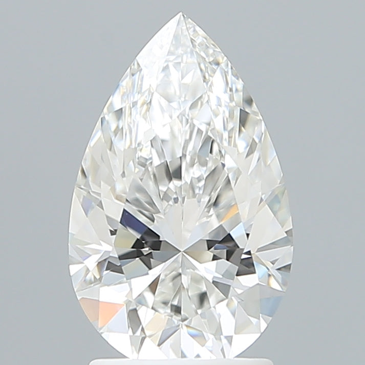 2.21 Carat Pear Shaped, Excellent Cut, E Color, VVS2 Clarity, IGI Certified Lab Grown Diamond