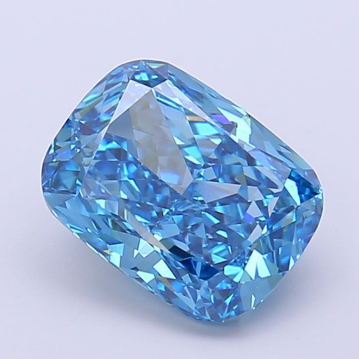 3.10 Carat Cushion Shaped, Very Good Cut, VVS2 Clarity, IGI Certified Lab Grown Diamond