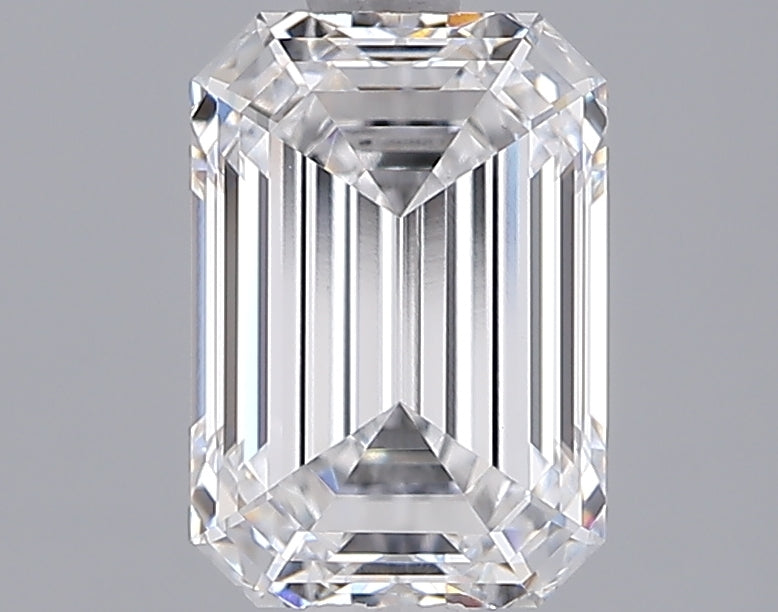 2.04 Carat Emerald Shaped, Ideal Cut, D Color, VVS2 Clarity, IGI Certified Lab Grown Diamond