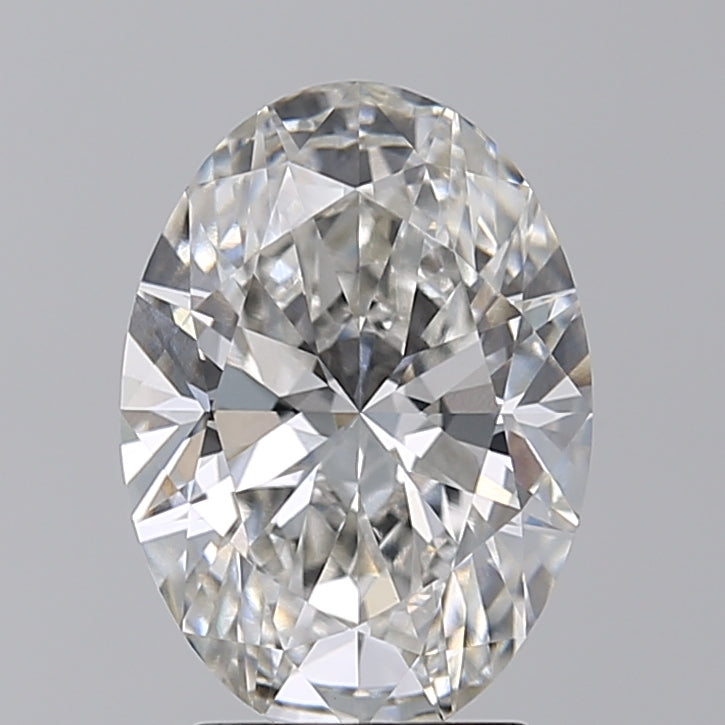 3.05 Carat Oval Shaped, Ideal Cut, H Color, VS1 Clarity, IGI Certified Lab Grown Diamond