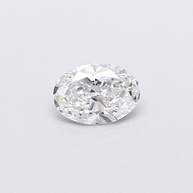 0.54 Carat Oval Shaped, Very Good Cut, D Color, VS1 Clarity, IGI Certified Lab Grown Diamond