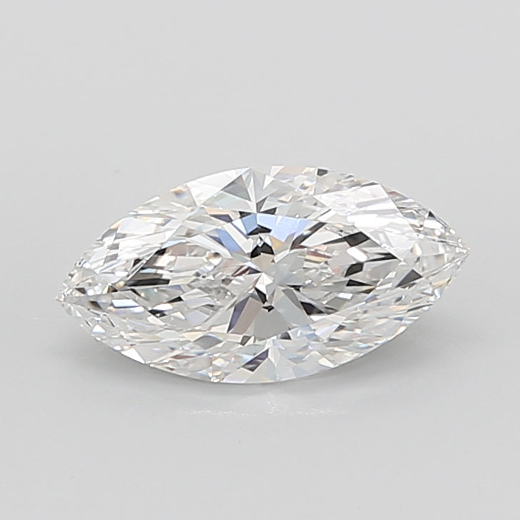 4.06 Carat Marquise Shaped, Ideal Cut, E Color, VVS2 Clarity, IGI Certified Lab Grown Diamond