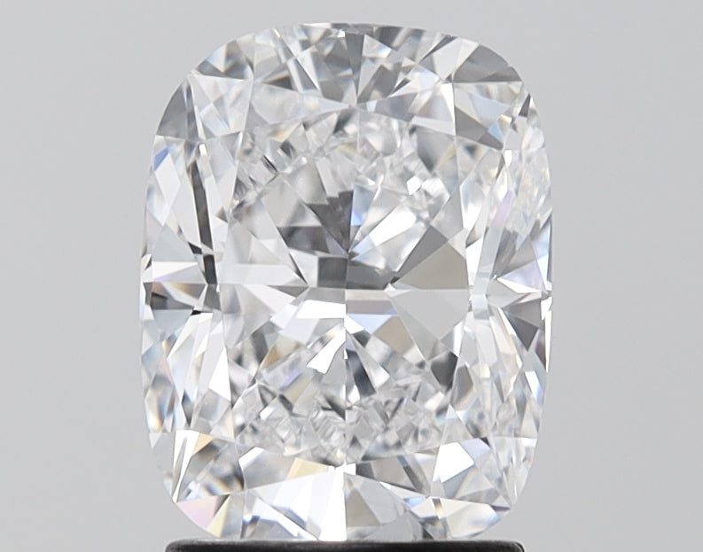 2.09 Carat Cushion Shaped, Ideal Cut, D Color, VVS2 Clarity, IGI Certified Lab Grown Diamond