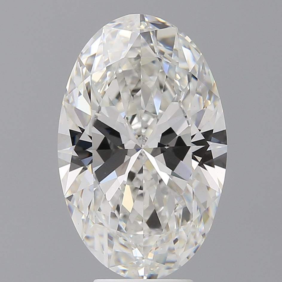 6.07 Carat Oval Shaped, Ideal Cut, E Color, VVS2 Clarity, IGI Certified Lab Grown Diamond