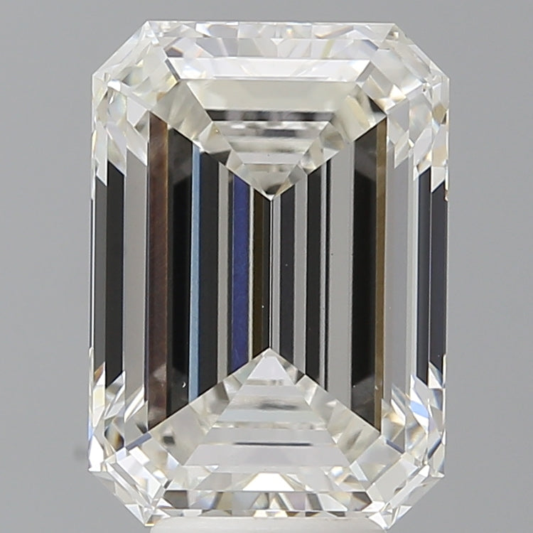 5.94 Carat Emerald Shaped, Ideal Cut, G Color, VS1 Clarity, IGI Certified Lab Grown Diamond