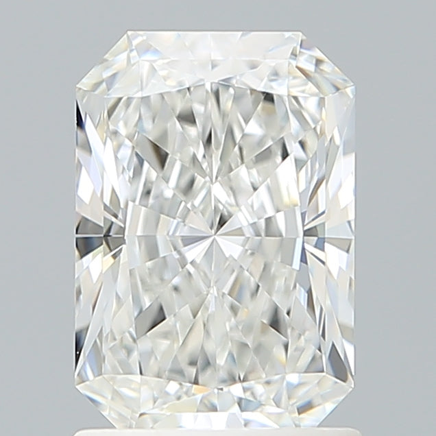 1.52 Carat Radiant Shaped, Ideal Cut, E Color, VVS1 Clarity, IGI Certified Lab Grown Diamond