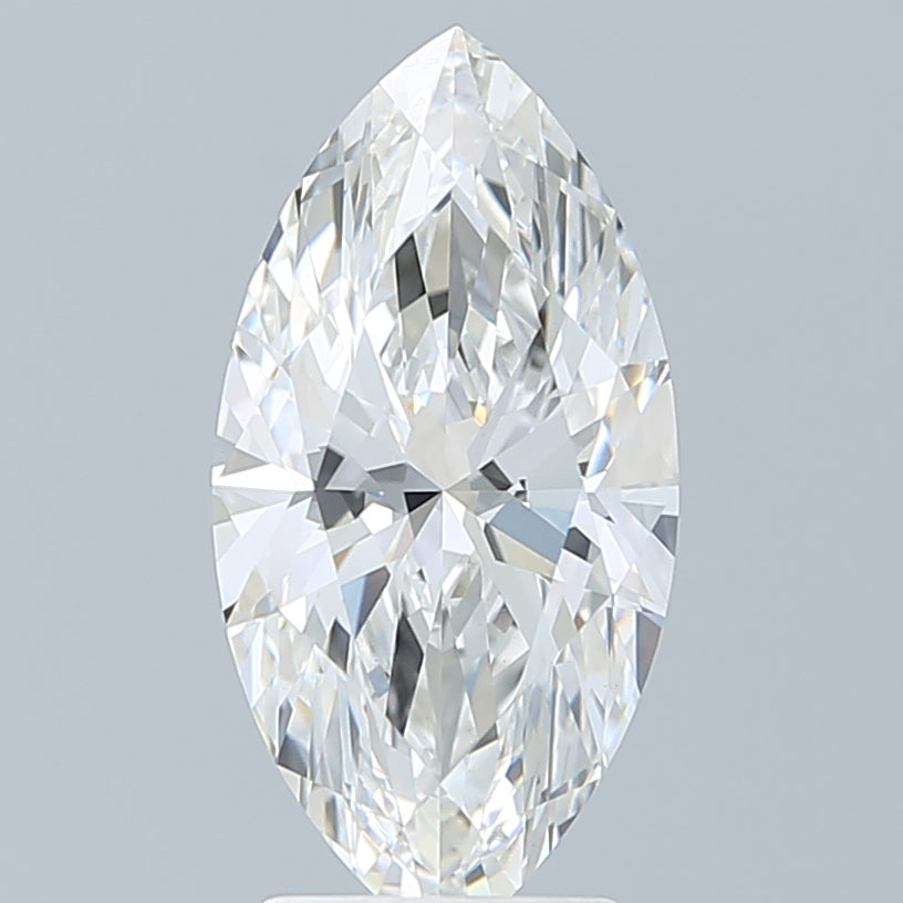 3.06 Carat Marquise Shaped, Ideal Cut, F Color, VVS2 Clarity, IGI Certified Lab Grown Diamond