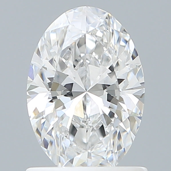1.08 Carat Oval Shaped, Ideal Cut, D Color, VVS2 Clarity, IGI Certified Lab Grown Diamond