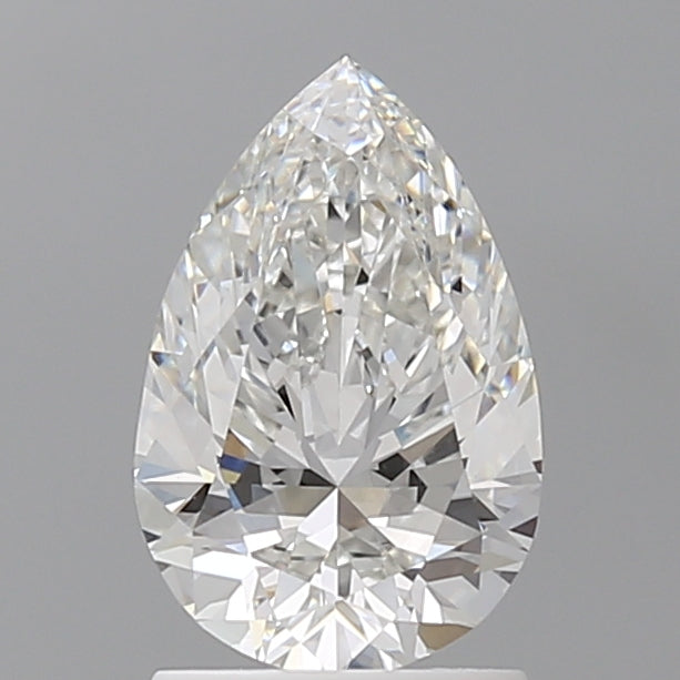 1.56 Carat Pear Shaped, Ideal Cut, F Color, VVS2 Clarity, IGI Certified Lab Grown Diamond