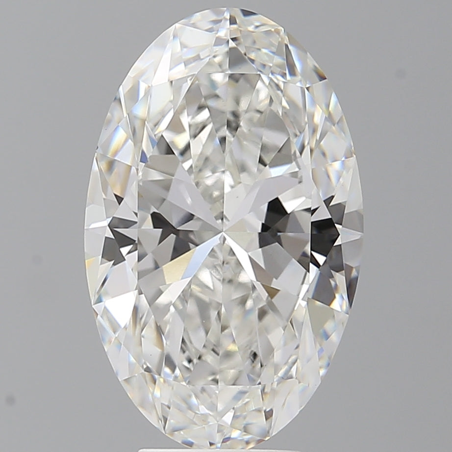 6.07 Carat Oval Shaped, Ideal Cut, F Color, VVS2 Clarity, IGI Certified Lab Grown Diamond