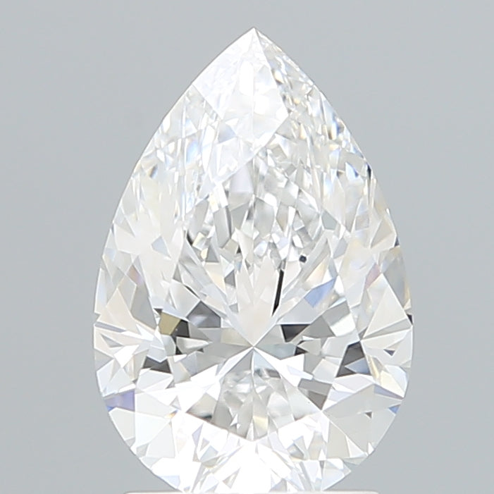 2.17 Carat Pear Shaped, Excellent Cut, E Color, VVS2 Clarity, IGI Certified Lab Grown Diamond