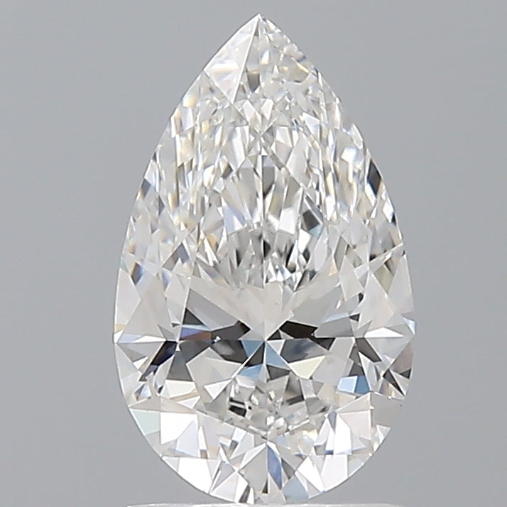 1.53 Carat Pear Shaped, Ideal Cut, E Color, VVS2 Clarity, IGI Certified Lab Grown Diamond