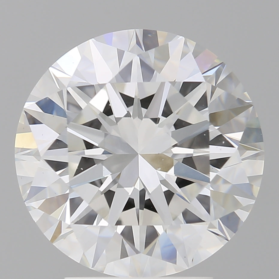4.00 Carat Round Shaped, Excellent Cut, E Color, VVS2 Clarity, IGI Certified Lab Grown Diamond