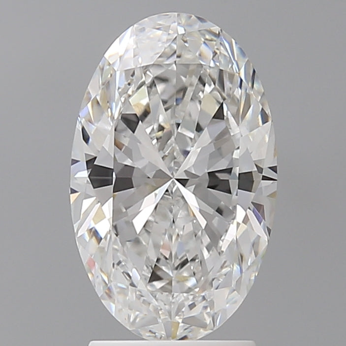 2.60 Carat Oval Shaped, Ideal Cut, E Color, VVS2 Clarity, IGI Certified Lab Grown Diamond