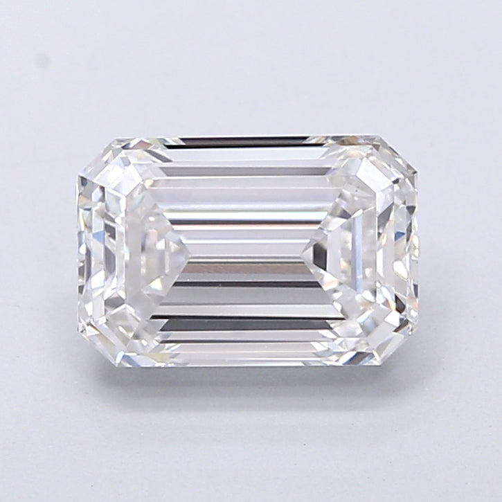 2.25 Carat Emerald Shaped, Very Good Cut, E Color, VVS2 Clarity, IGI Certified Lab Grown Diamond