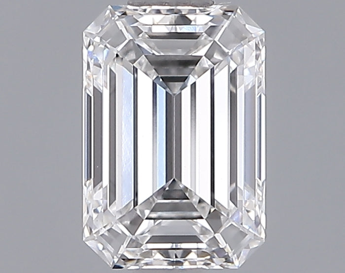1.40 Carat Emerald Shaped, Ideal Cut, D Color, VVS2 Clarity, IGI Certified Lab Grown Diamond