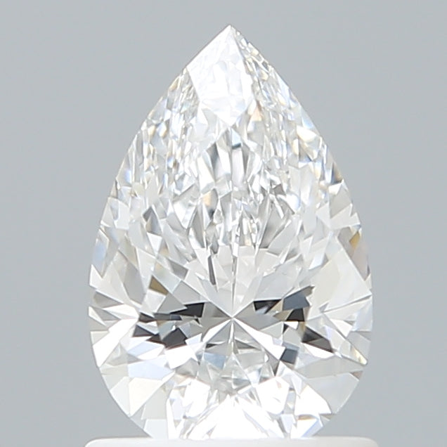 1.04 Carat Pear Shaped, Excellent Cut, D Color, VVS2 Clarity, IGI Certified Lab Grown Diamond
