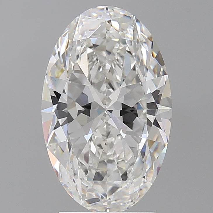 3.01 Carat Oval Shaped, Ideal Cut, E Color, VVS2 Clarity, IGI Certified Lab Grown Diamond