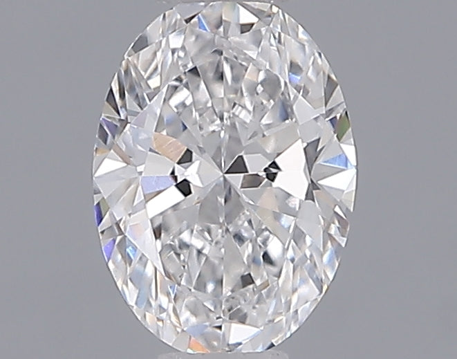 0.53 Carat Oval Shaped, Excellent Cut, D Color, VVS2 Clarity, IGI Certified Lab Grown Diamond