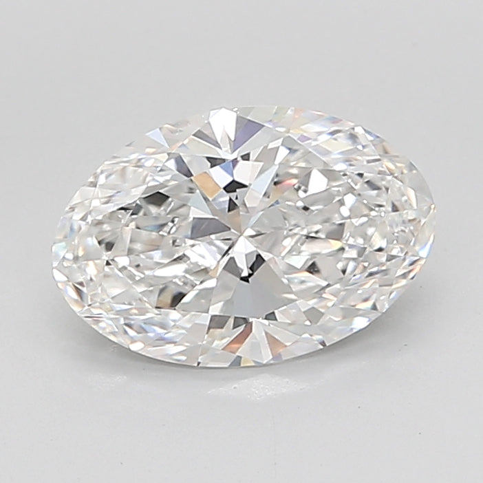 3.07 Carat Oval Shaped, Ideal Cut, E Color, VVS2 Clarity, IGI Certified Lab Grown Diamond