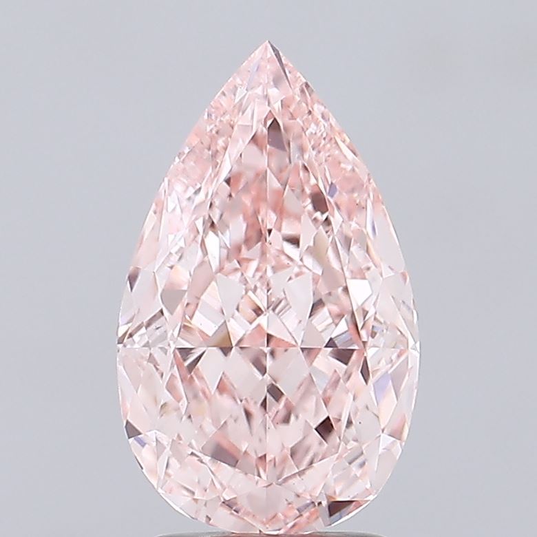 3.17 Carat Pear Shaped, Excellent Cut, VVS2 Clarity, IGI Certified Lab Grown Diamond