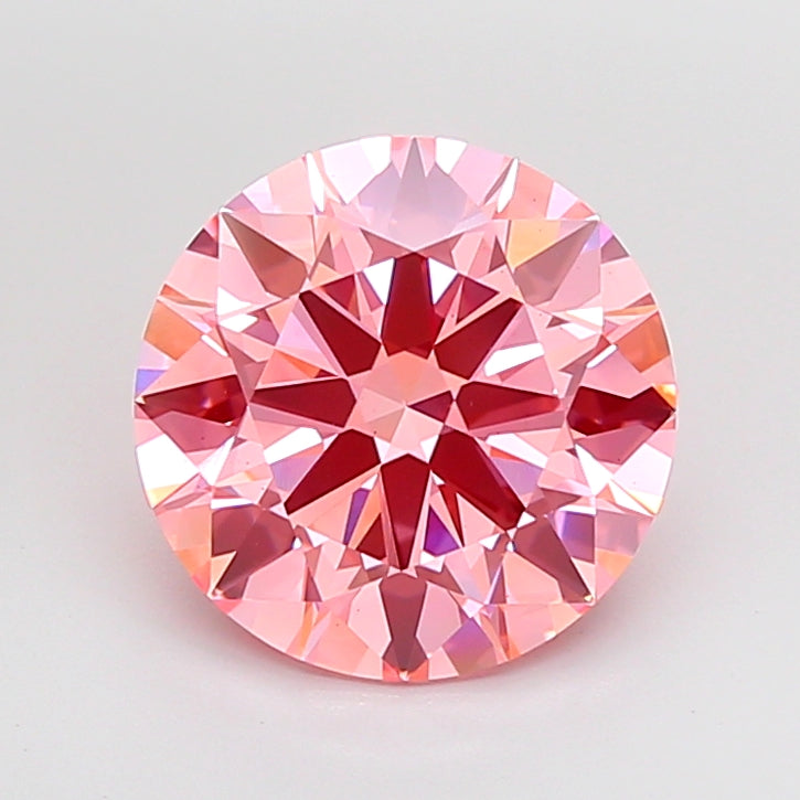 5.14 Carat Round Shaped, Ideal Cut, VS1 Clarity, IGI Certified Lab Grown Diamond