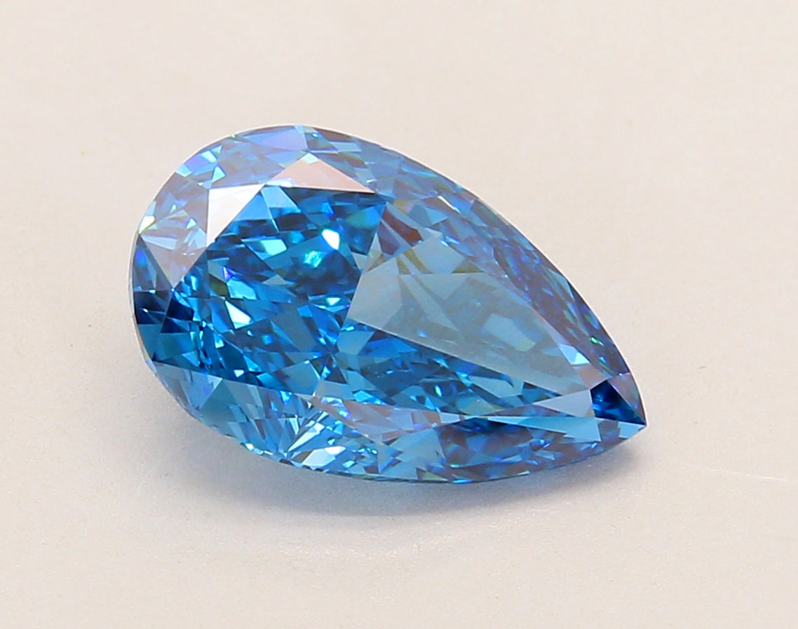 3.24 Carat Pear Shaped, Excellent Cut, VVS2 Clarity, IGI Certified Lab Grown Diamond