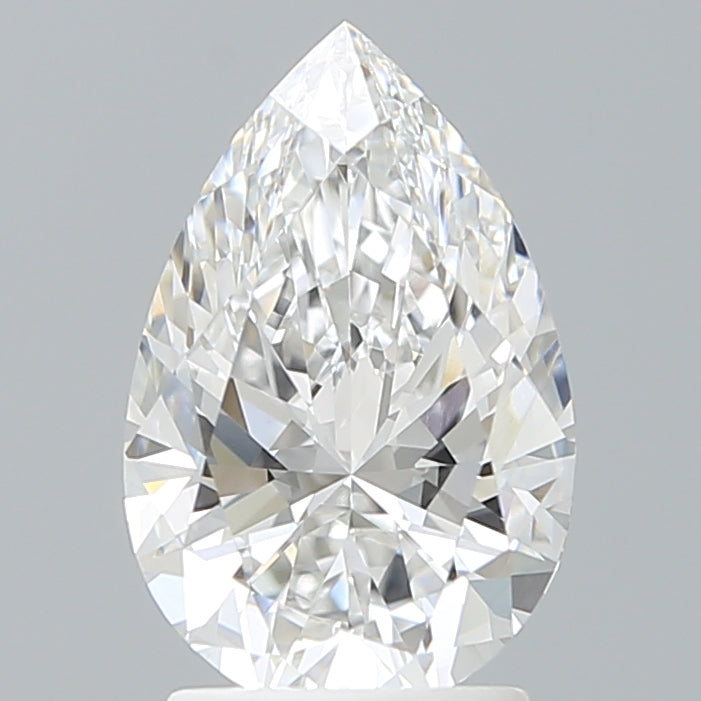 2.29 Carat Pear Shaped, Ideal Cut, E Color, VVS1 Clarity, IGI Certified Lab Grown Diamond