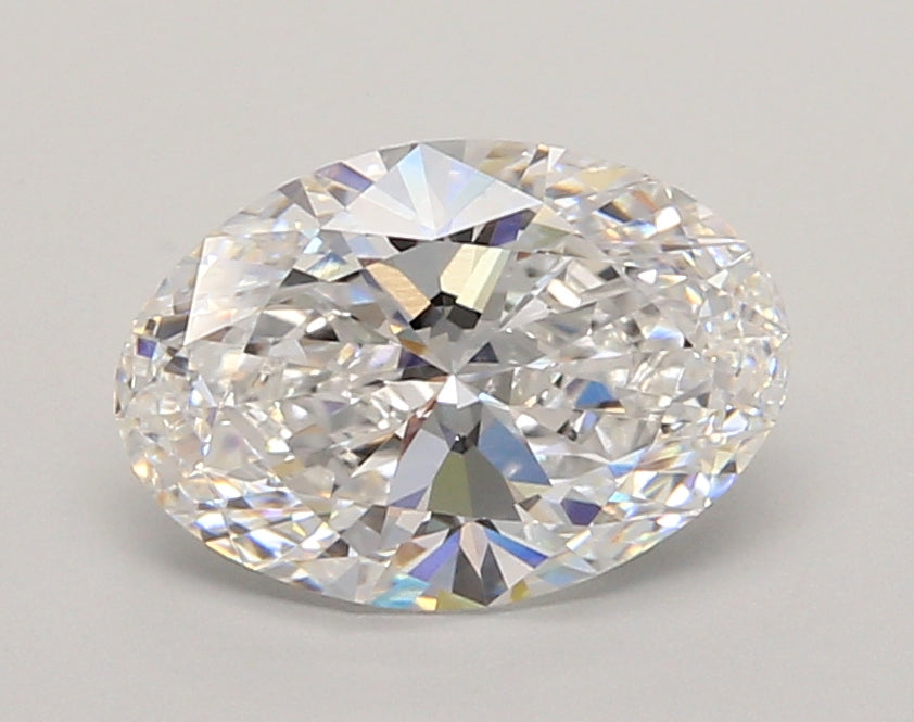 2.06 Carat Oval Shaped, Ideal Cut, D Color, VVS1 Clarity, IGI Certified Lab Grown Diamond