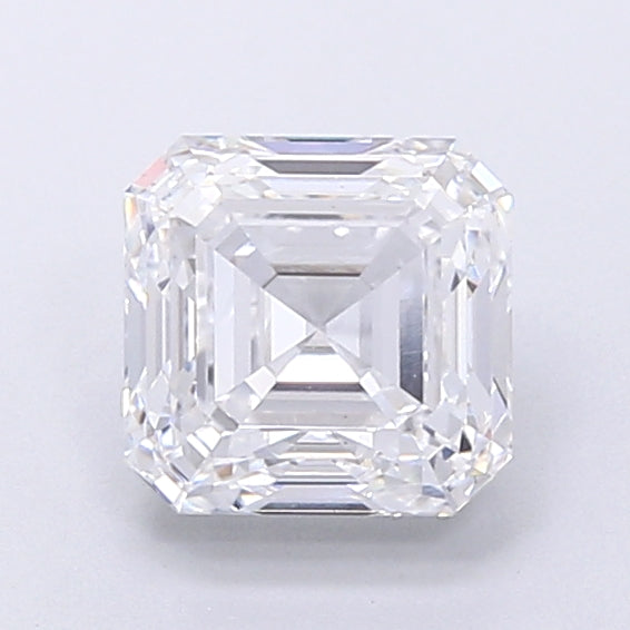 1.79 Carat Asscher Shaped, Very Good Cut, D Color, VS1 Clarity, IGI Certified Lab Grown Diamond