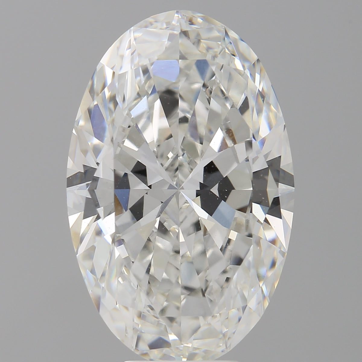 7.09 Carat Oval Shaped, Ideal Cut, F Color, VVS2 Clarity, IGI Certified Lab Grown Diamond