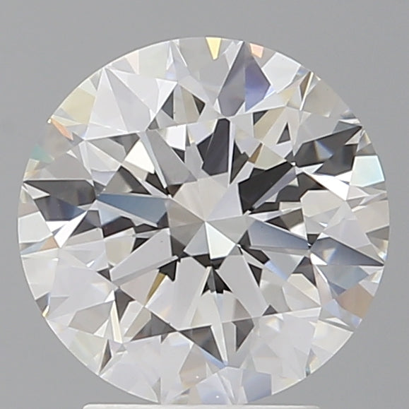 3.06 Carat Round Shaped, Ideal Cut, E Color, VVS2 Clarity, IGI Certified Lab Grown Diamond