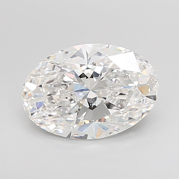 4.04 Carat Oval Shaped, Ideal Cut, E Color, VVS2 Clarity, IGI Certified Lab Grown Diamond