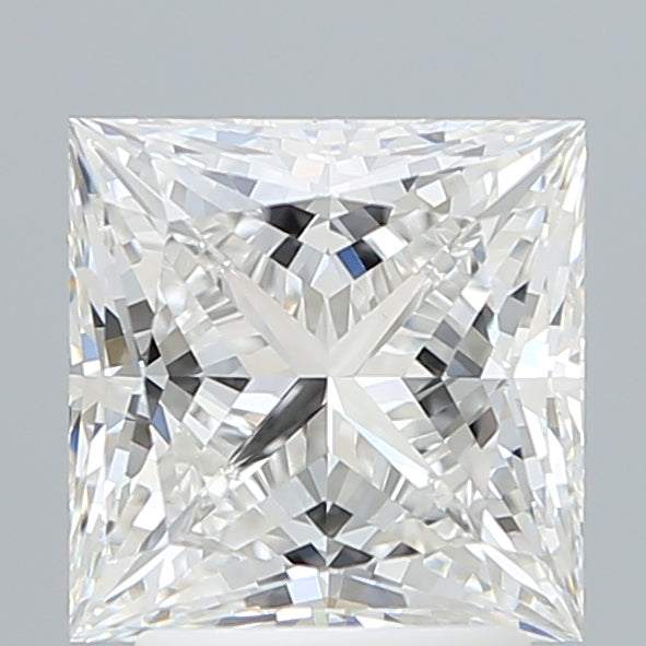 2.79 Carat Princess Shaped, Ideal Cut, E Color, VVS2 Clarity, IGI Certified Lab Grown Diamond